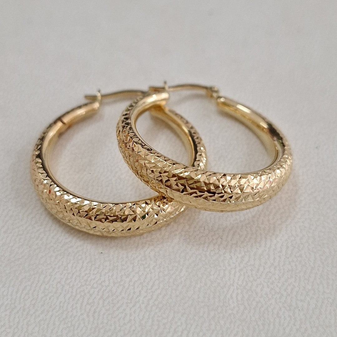 ARRACADAS PAR ORO 10 K 2.6 GRMS (SEMINUEVO)