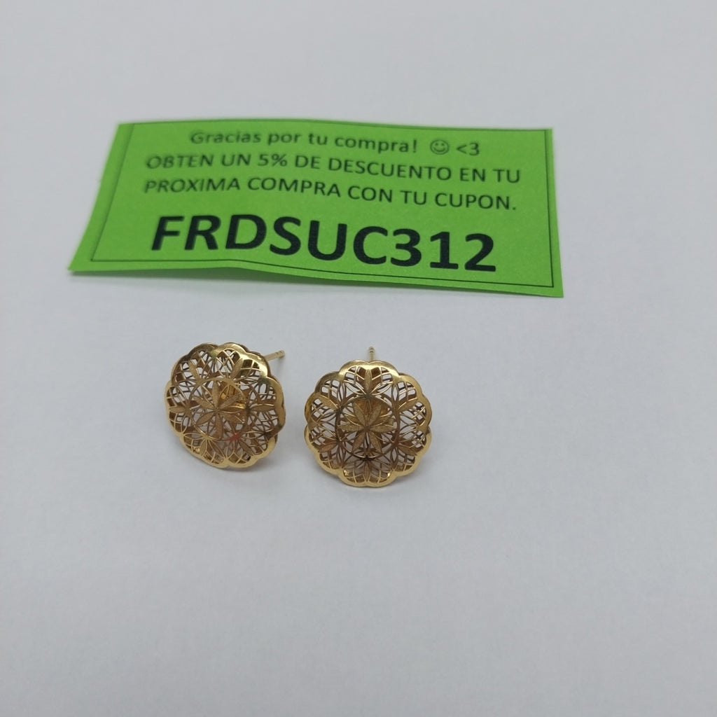 ARETES PAR ORO 18 K 1.9 GRMS (SEMINUEVO)
