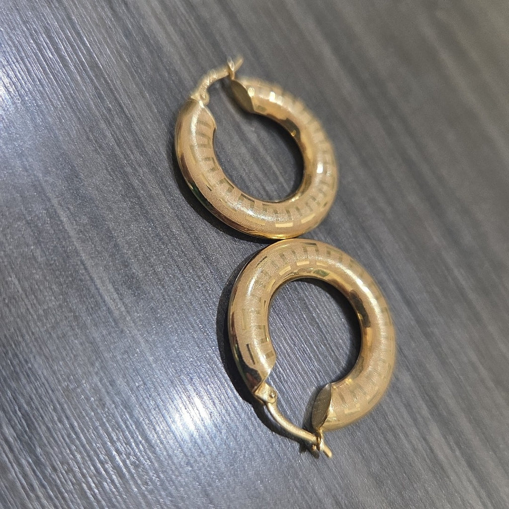 ARRACADAS PAR ORO 14 K 3.6 GRMS (SEMINUEVO)