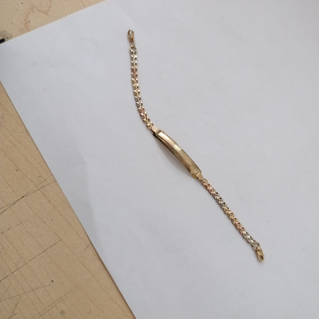 ESCLAVA ORO COMBINADO 10 K 2.4 GRMS (SEMINUEVO)
