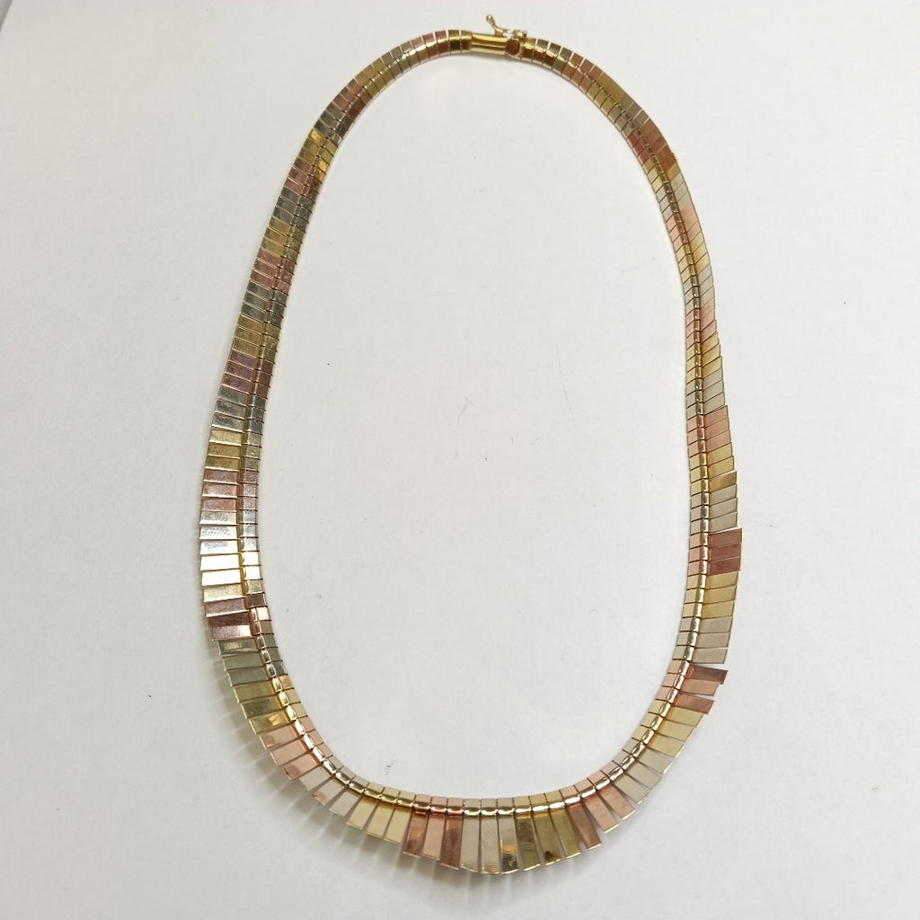 GARGANTILLA ORO COMBINADO 14 K 29,40 GRMS (SEMINUEVO)