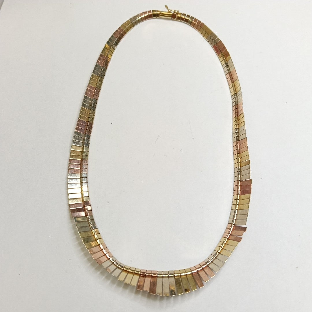 GARGANTILLA ORO COMBINADO 14 K 29,40 GRMS (SEMINUEVO)