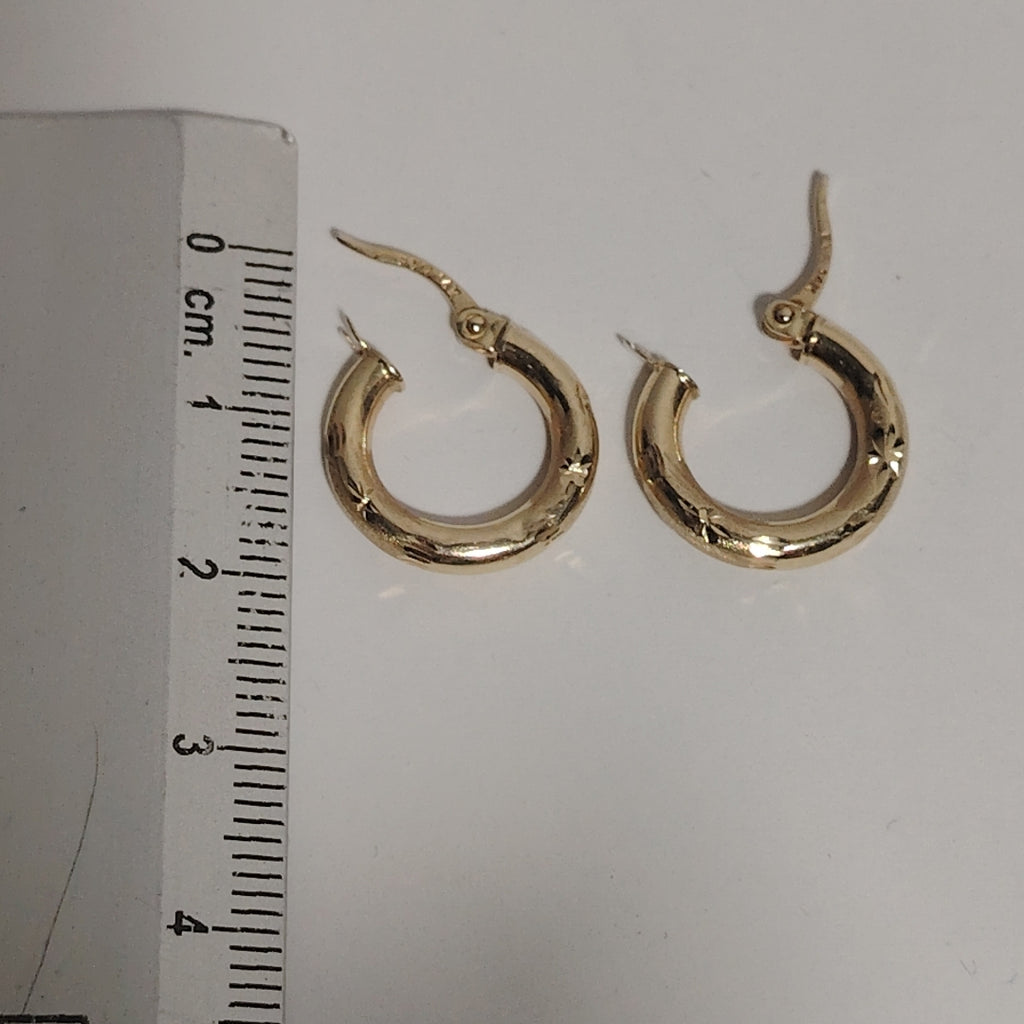 ARRACADAS PAR ORO 14 K 1,40 GRMS (SEMINUEVO)