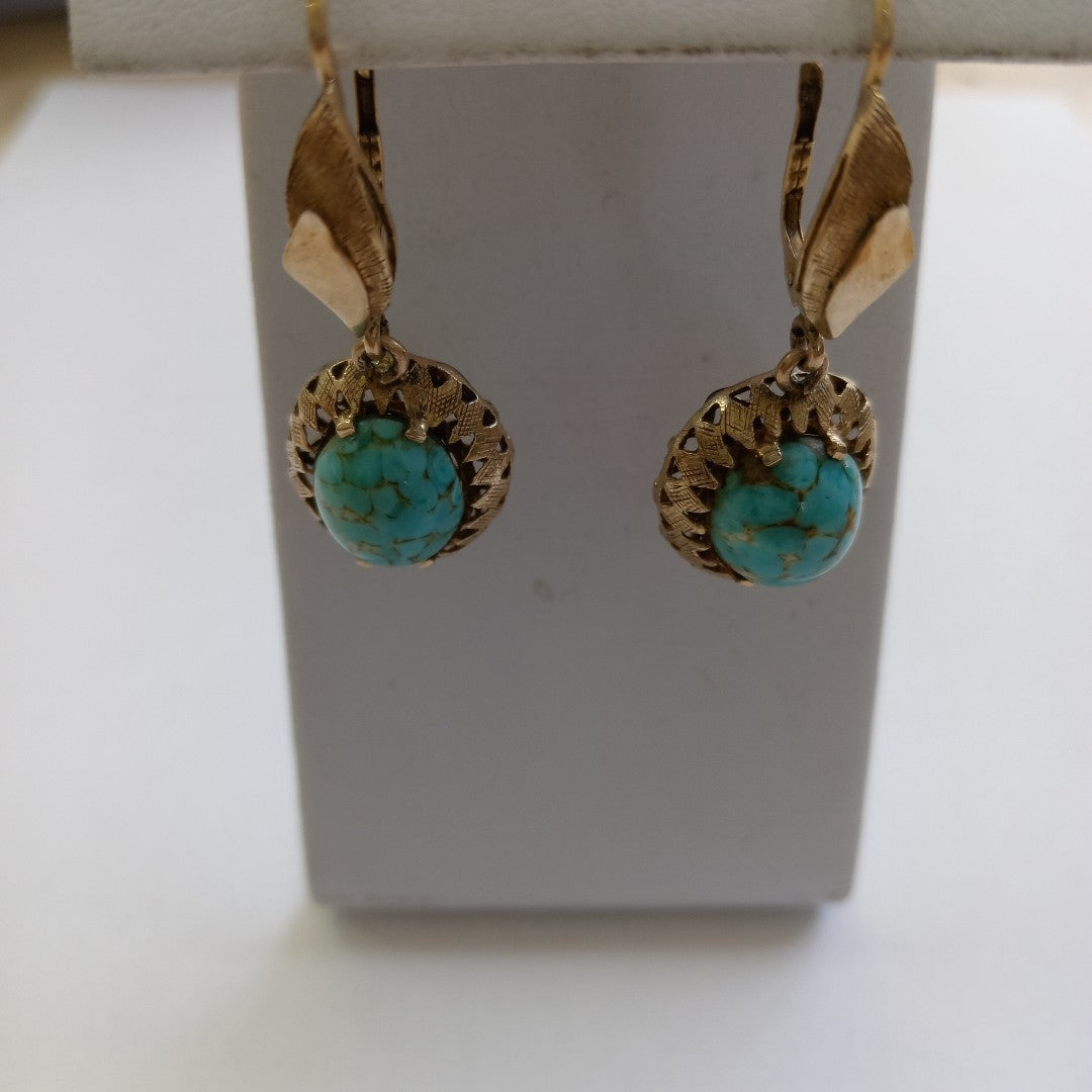 ARETES PAR ORO 8 K 7.6 GRMS (SEMINUEVO)