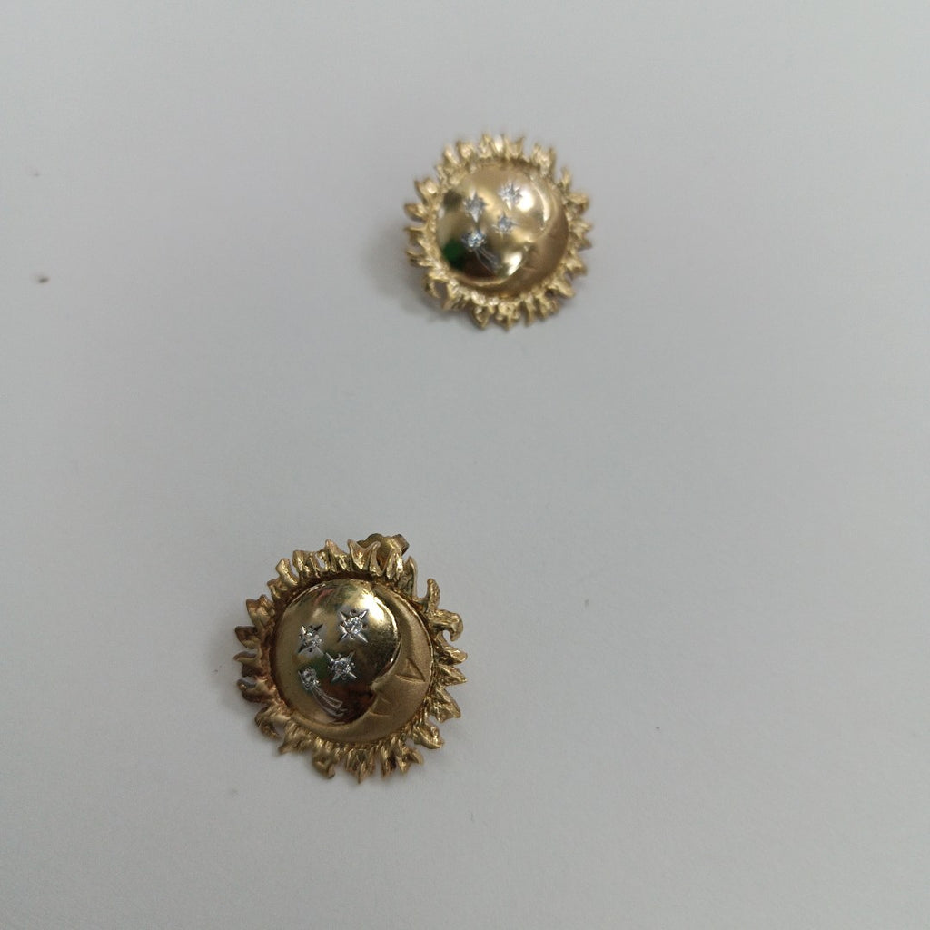 BROQUELES PAR ORO 14 K 6.9 GRMS (SEMINUEVO)