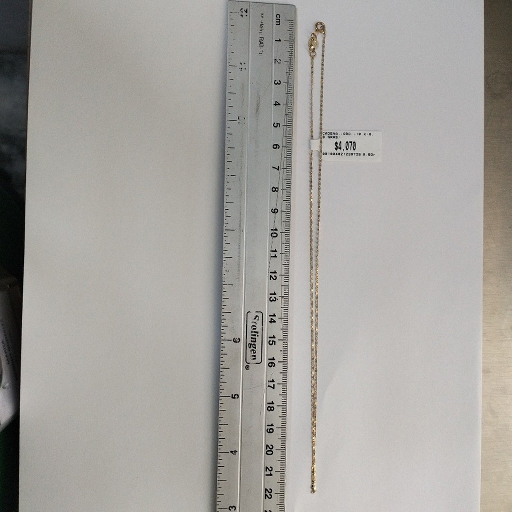 CADENA ORO 10 K 0.8 GRMS (SEMINUEVO)