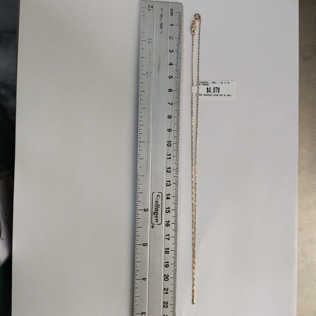 CADENA ORO 10 K 0.8 GRMS (SEMINUEVO)
