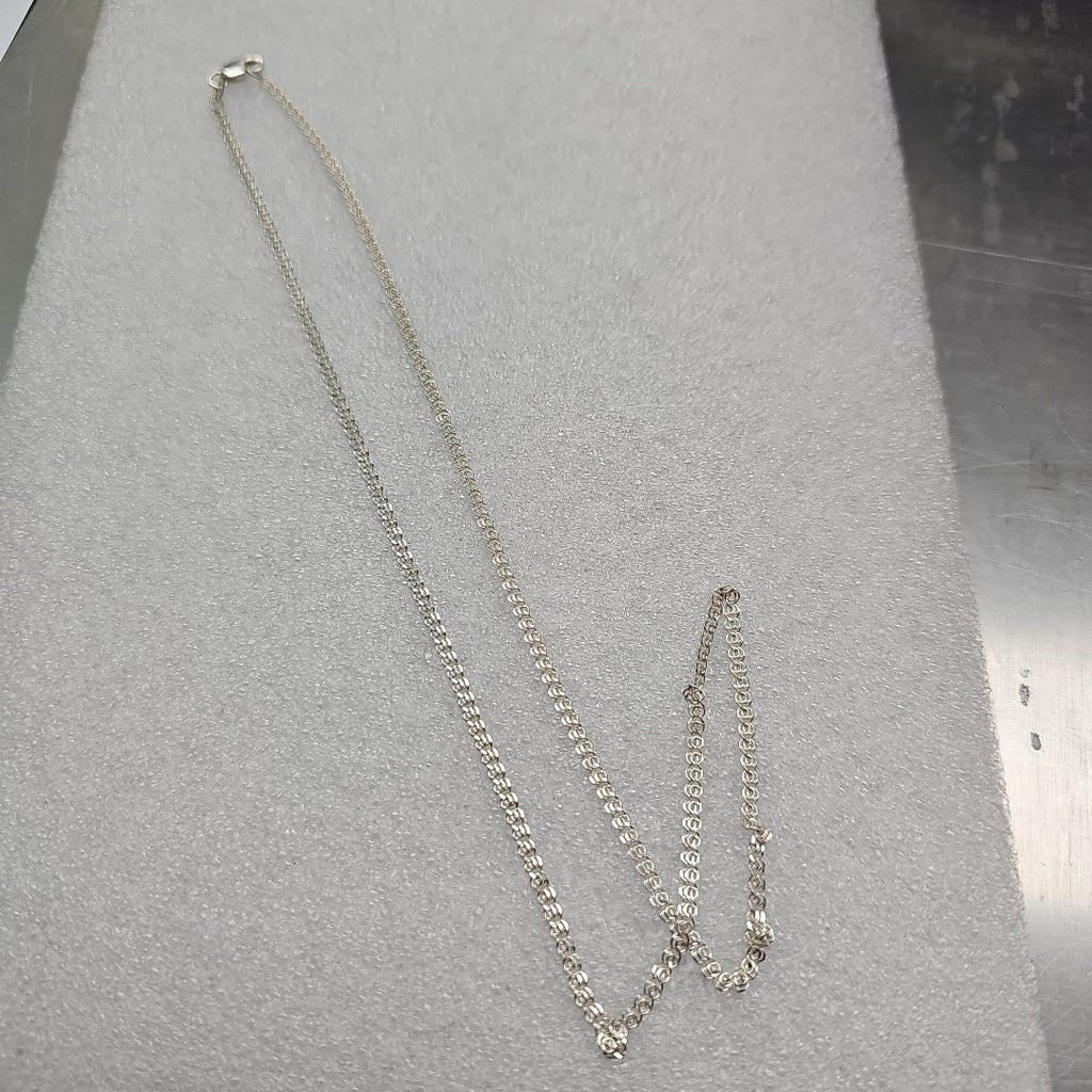 CADENA, PULSERA PLATA 8.9 GRMS (SEMINUEVO)
