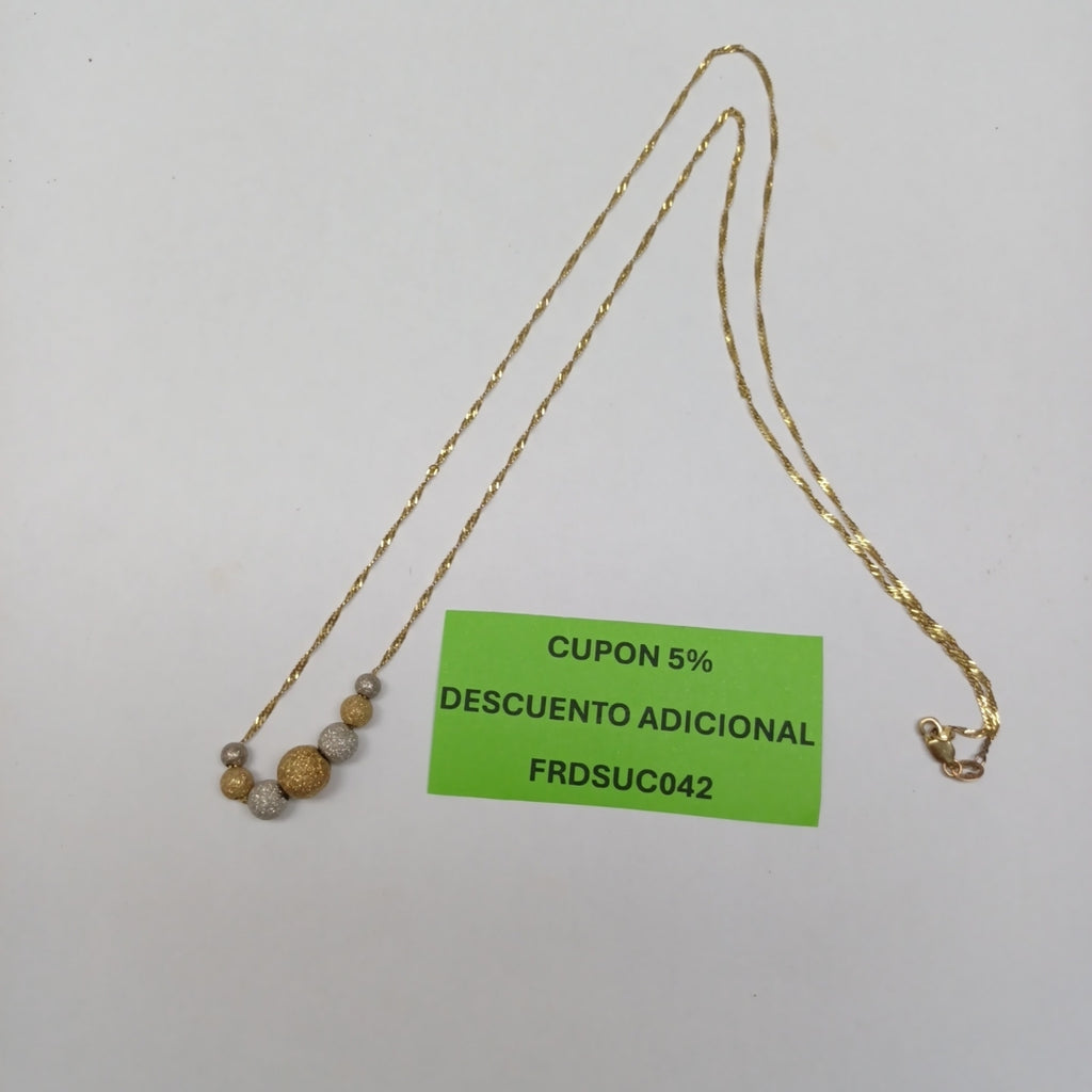 CADENA ORO 14 K 4,20 GRMS (SEMINUEVO)