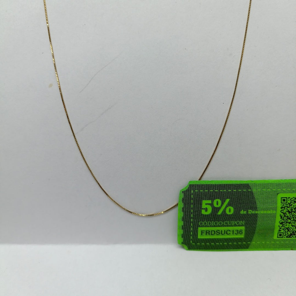 CADENA ORO 14 K 0.9 GRMS (SEMINUEVO)