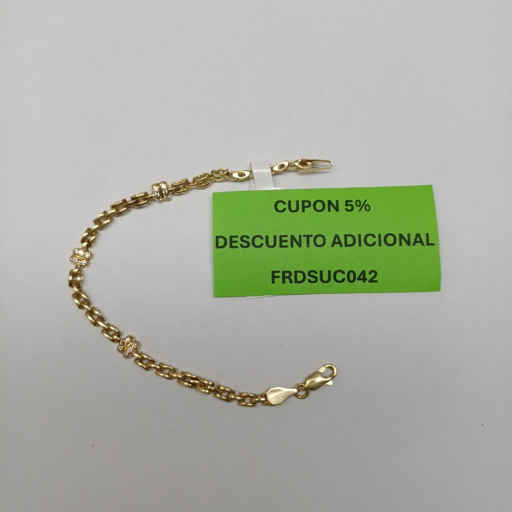 PULSERA ORO 14 K 7.8 GRMS (SEMINUEVO)