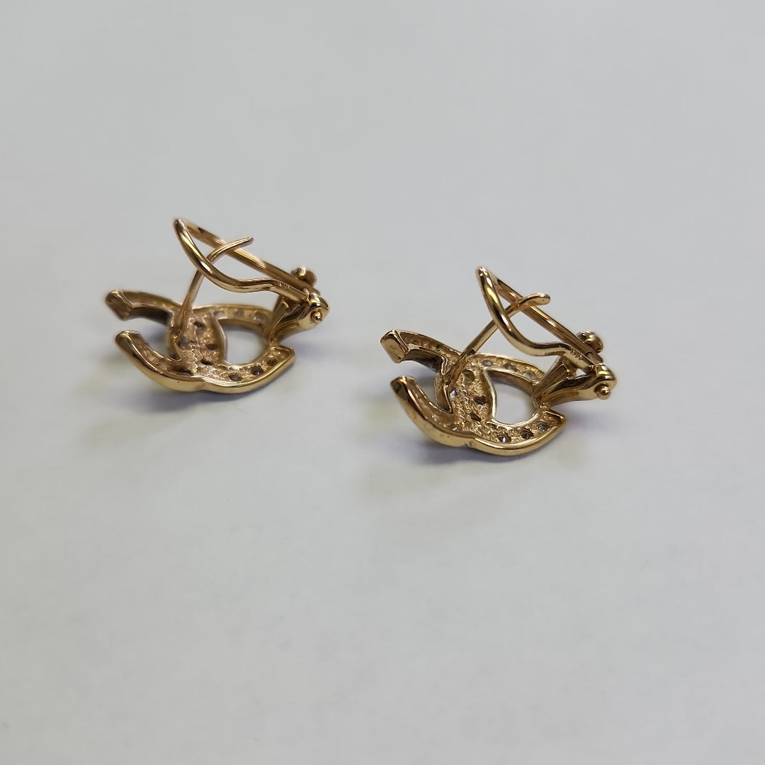 ARETES PAR ORO 14 K 3,90 GRMS (SEMINUEVO)