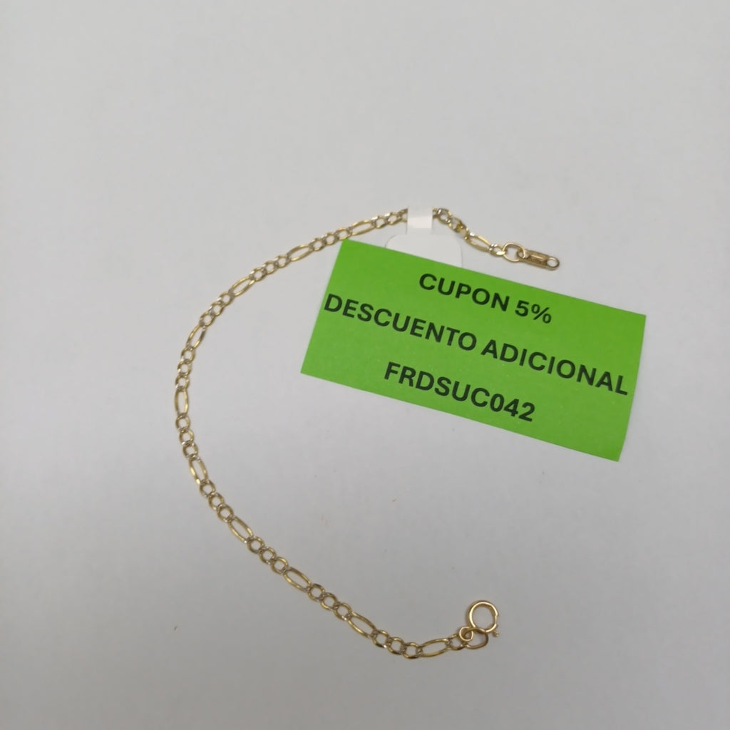 PULSERA ORO 14 K 1.6 GRMS (SEMINUEVO)