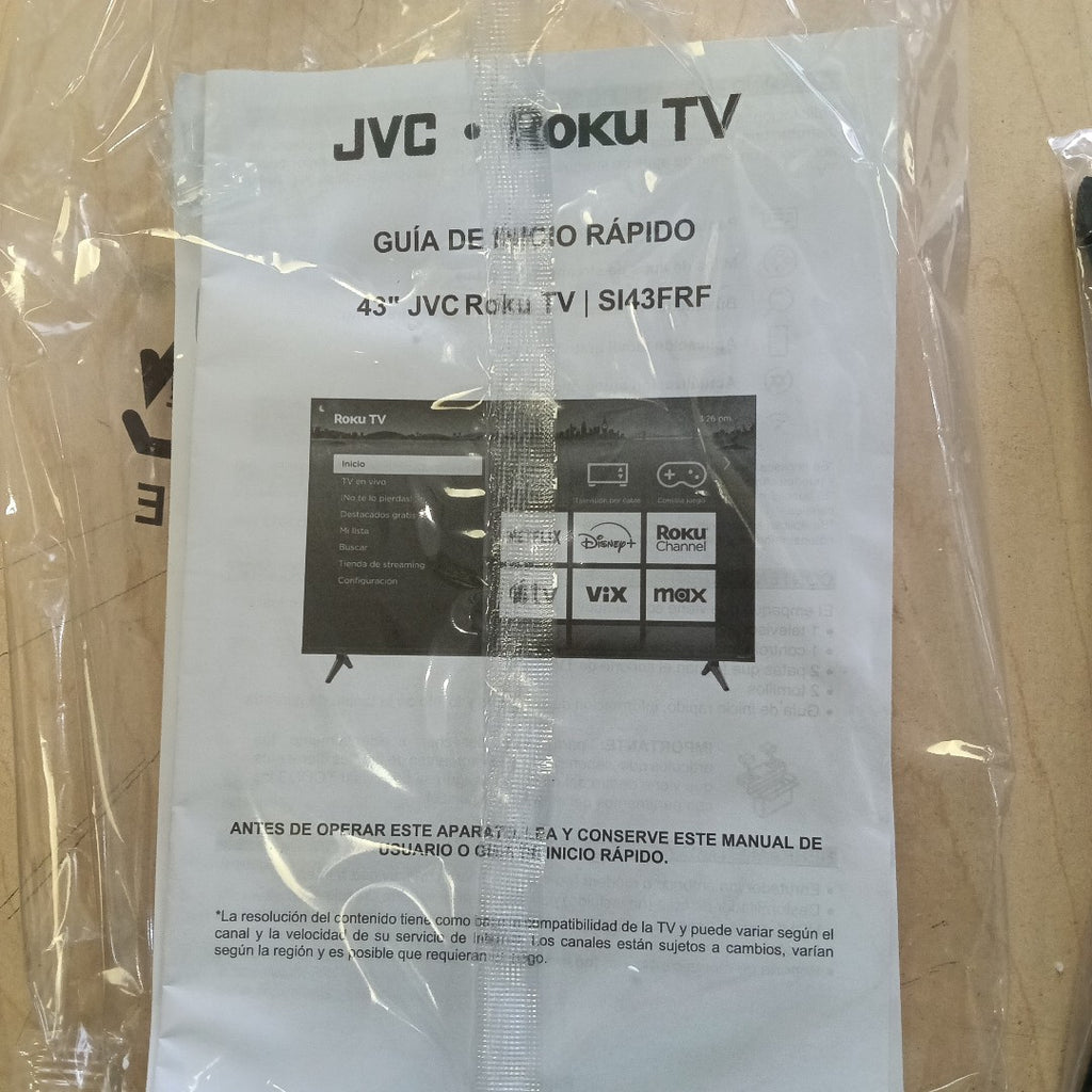 PANTALLA JVC SI43FRF (2025) 43" LED FULL HD (SEMINUEVO)