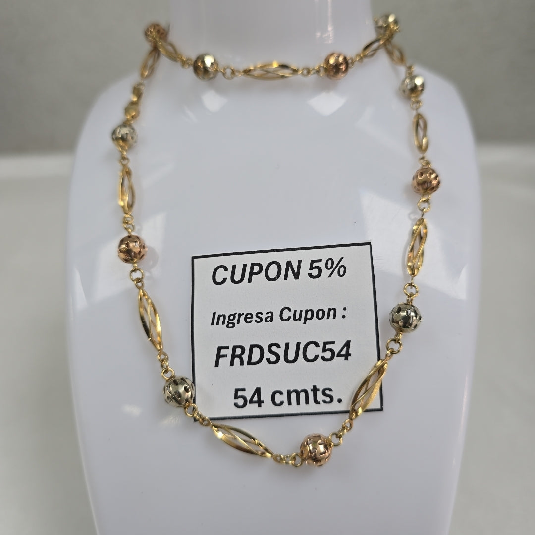 COLLAR ORO 14 K 16.2 GRMS (SEMINUEVO)
