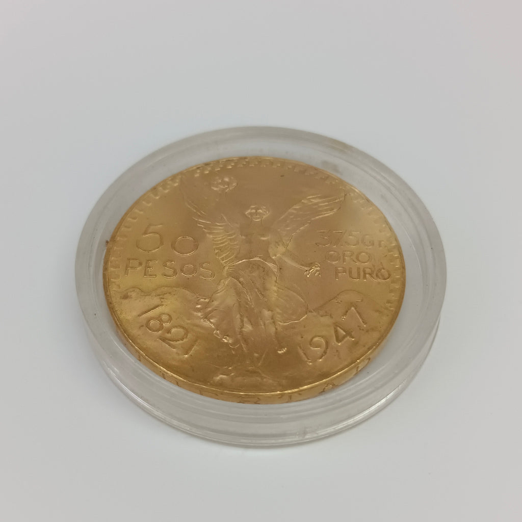 K1 41.6 GRMS 21 K IDENTIFICACIÓN MONEDA NOMINATIVA MONEDAS PESOS 50 PESO (SEMINUEVO)