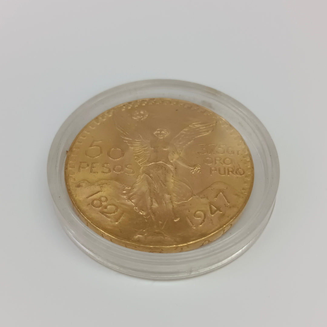 K1 41.6 GRMS 21 K IDENTIFICACIÓN MONEDA NOMINATIVA MONEDAS PESOS 50 PESO (SEMINUEVO)