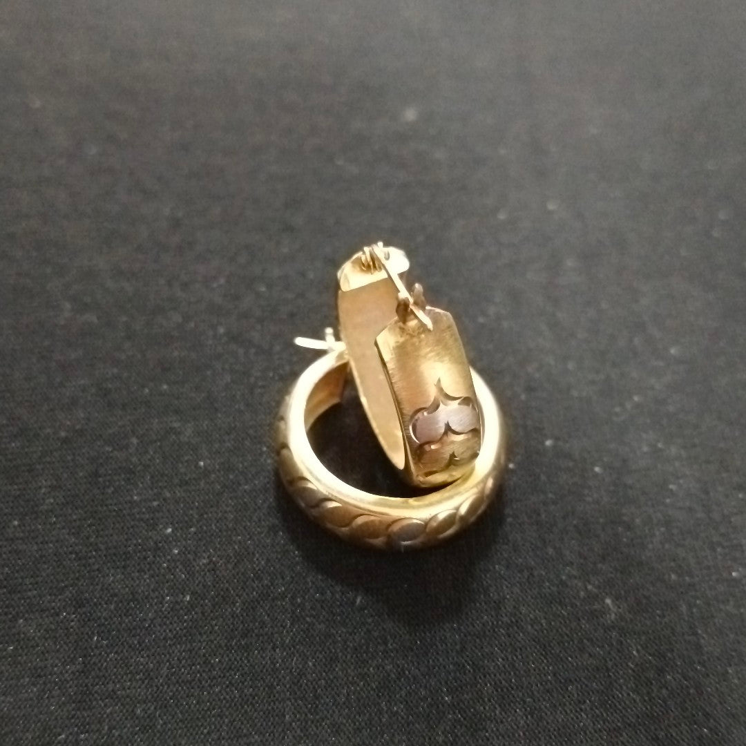 ARETES PAR ORO 14 K 3 GRMS (SEMINUEVO)
