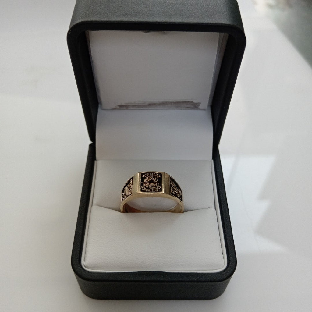ANILLO DE GRADUACIÓN ORO 14 K 6.1 GRMS (SEMINUEVO)