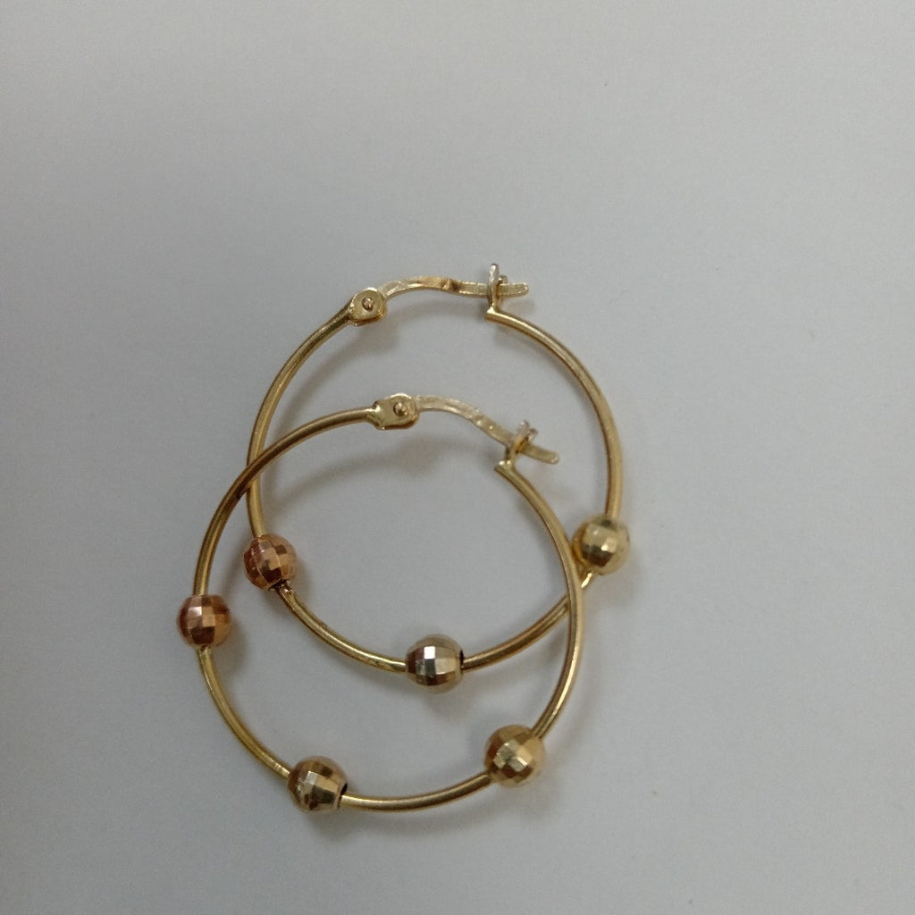 ARETES PAR ORO 14 K 2,90 GRMS (SEMINUEVO)