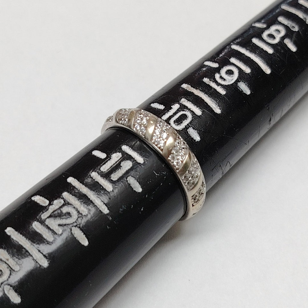 ANILLO ORO BLANCO 10 K 2,20 GRMS (SEMINUEVO)