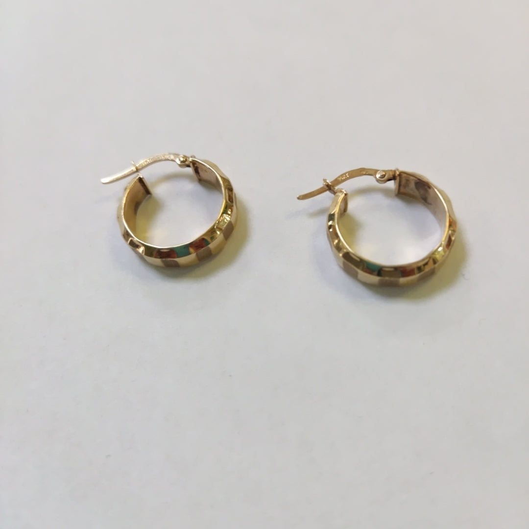 ARRACADAS PAR ORO 14 K 2.3 GRMS (SEMINUEVO)