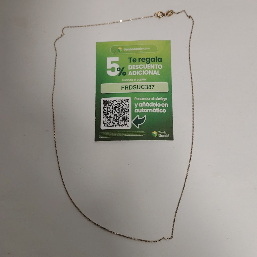 CADENA ORO 10 K 1,20 GRMS (SEMINUEVO)