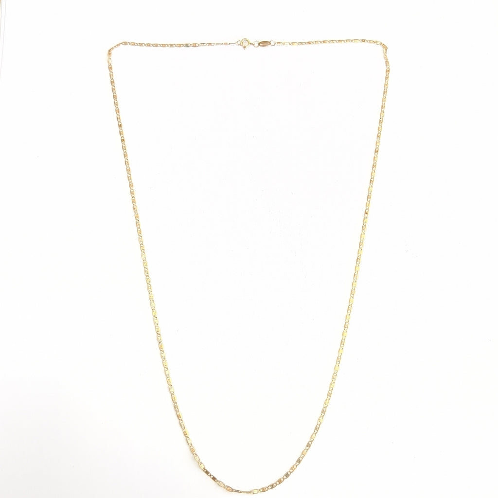 CADENA ORO COMBINADO 10 K 1.6 GRMS (SEMINUEVO)