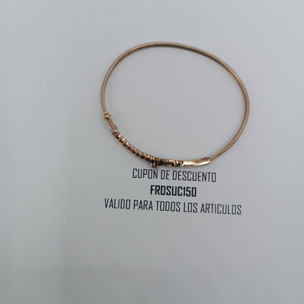 PULSERA RIGIDA ORO 10 K 5.5 GRMS (SEMINUEVO)