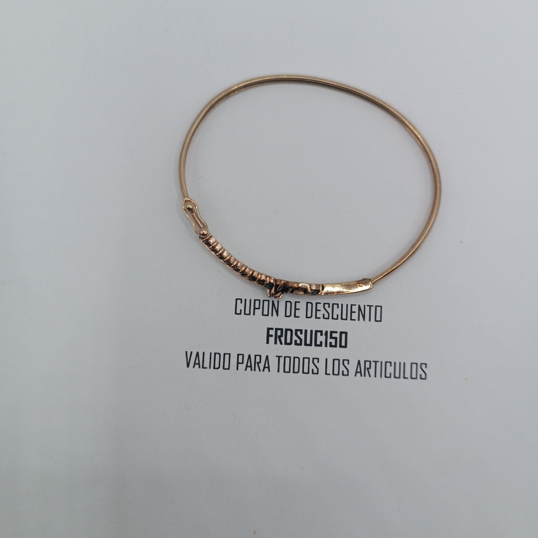 PULSERA RIGIDA ORO 10 K 5.5 GRMS (SEMINUEVO)
