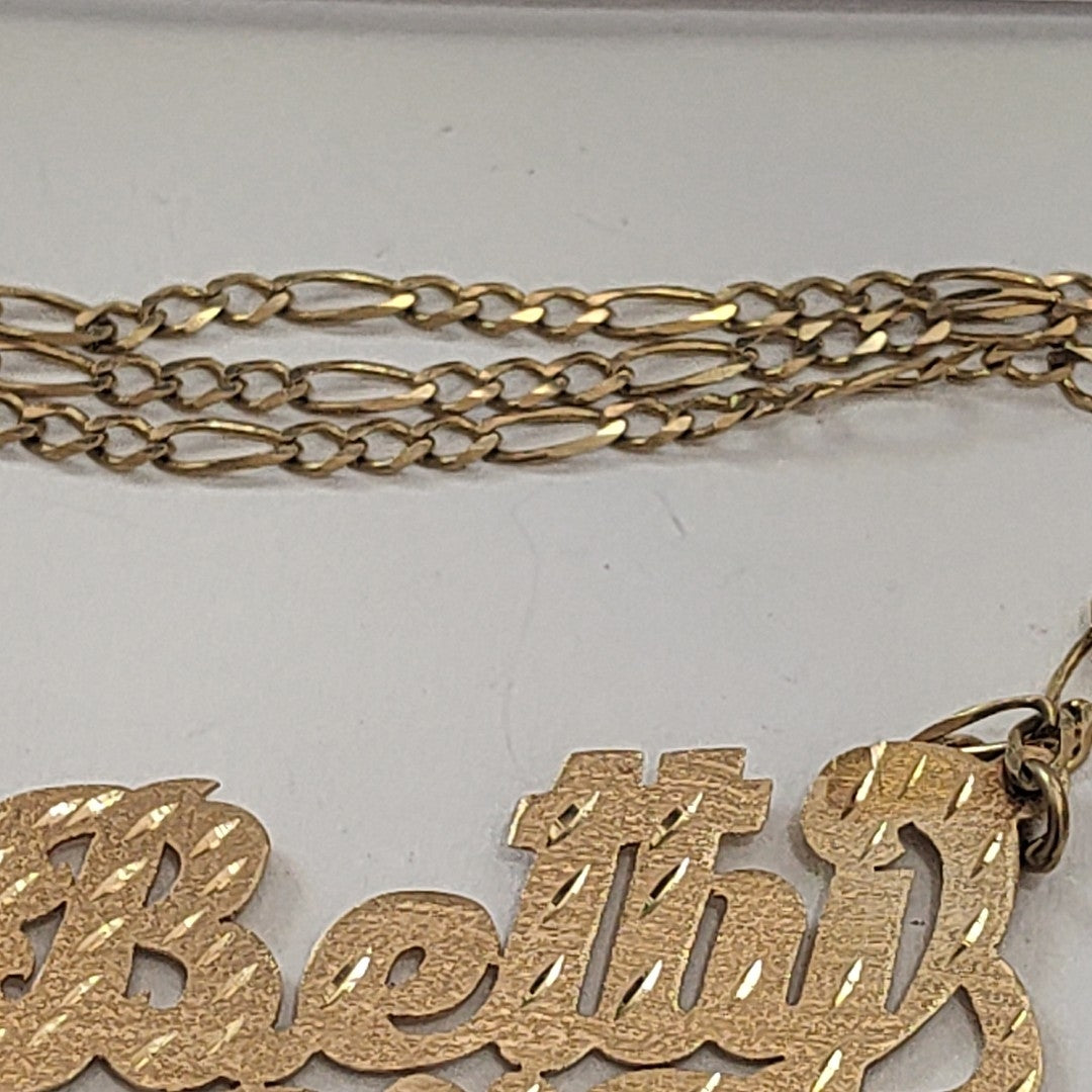 CADENA, DIJE ORO 14 K 7.7 GRMS (SEMINUEVO)