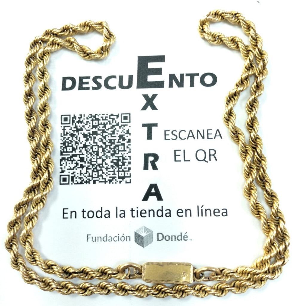 CADENA ORO 10 K 40.2 GRMS (SEMINUEVO)