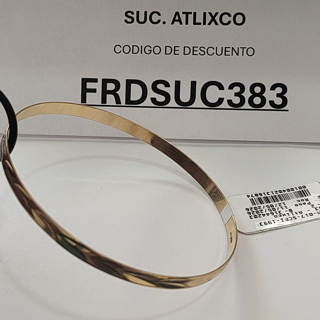 PULSERA RIGIDA ORO 12 K 6,90 GRMS (SEMINUEVO)