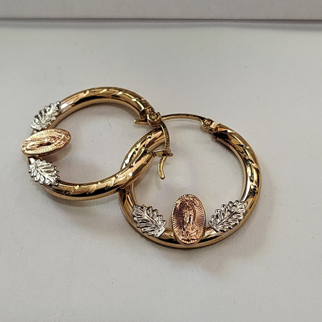 ARRACADAS PAR ORO 14 K 2,40 GRMS (SEMINUEVO)