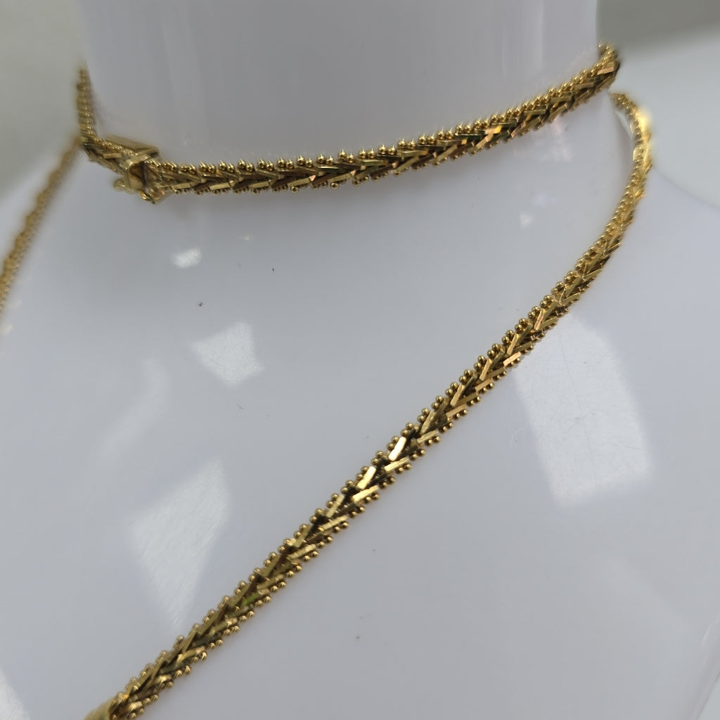 GARGANTILLA ORO 14 K 18.6 GRMS (SEMINUEVO)