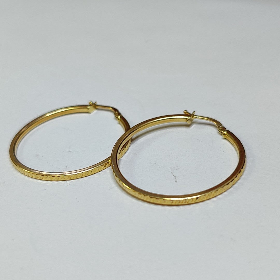 ARRACADAS PAR ORO 14 K 3,40 GRMS (SEMINUEVO)