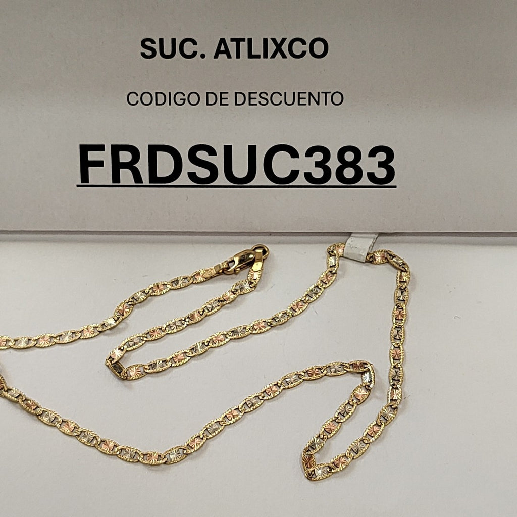 CADENA ORO 14 K 4.5 GRMS (SEMINUEVO)