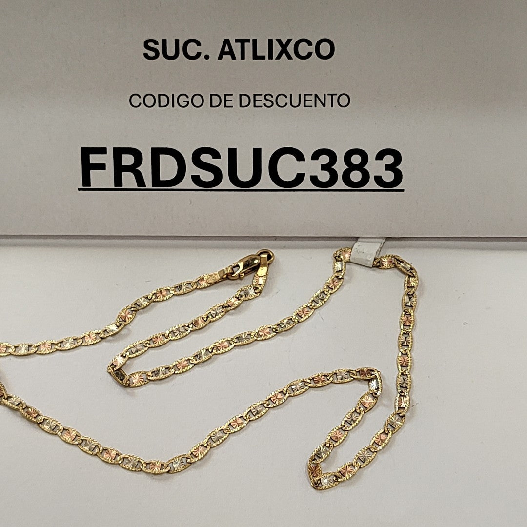CADENA ORO 14 K 4.5 GRMS (SEMINUEVO)
