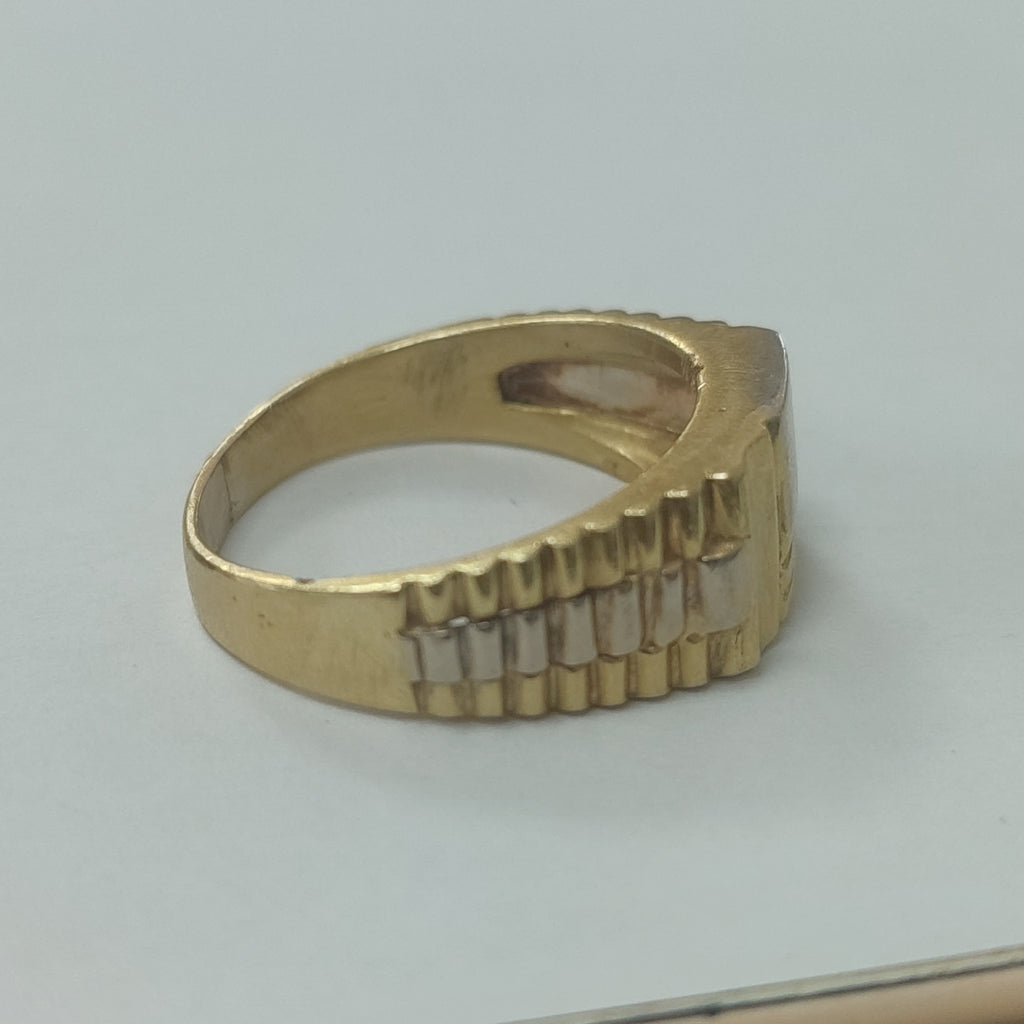 ANILLO ORO,RODIADO 14 K 9,60 GRMS (SEMINUEVO)