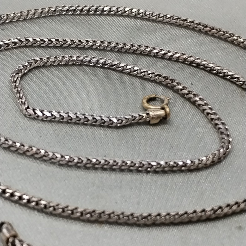 CADENA ORO, ORO BLANCO 14 K 7.3 GRMS (SEMINUEVO)