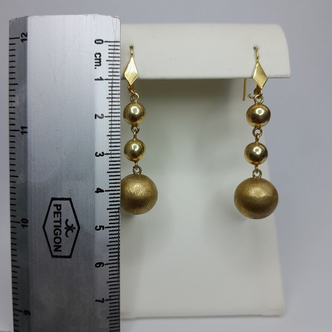 ARETES PAR ORO 8 K 3.5 GRMS (SEMINUEVO)