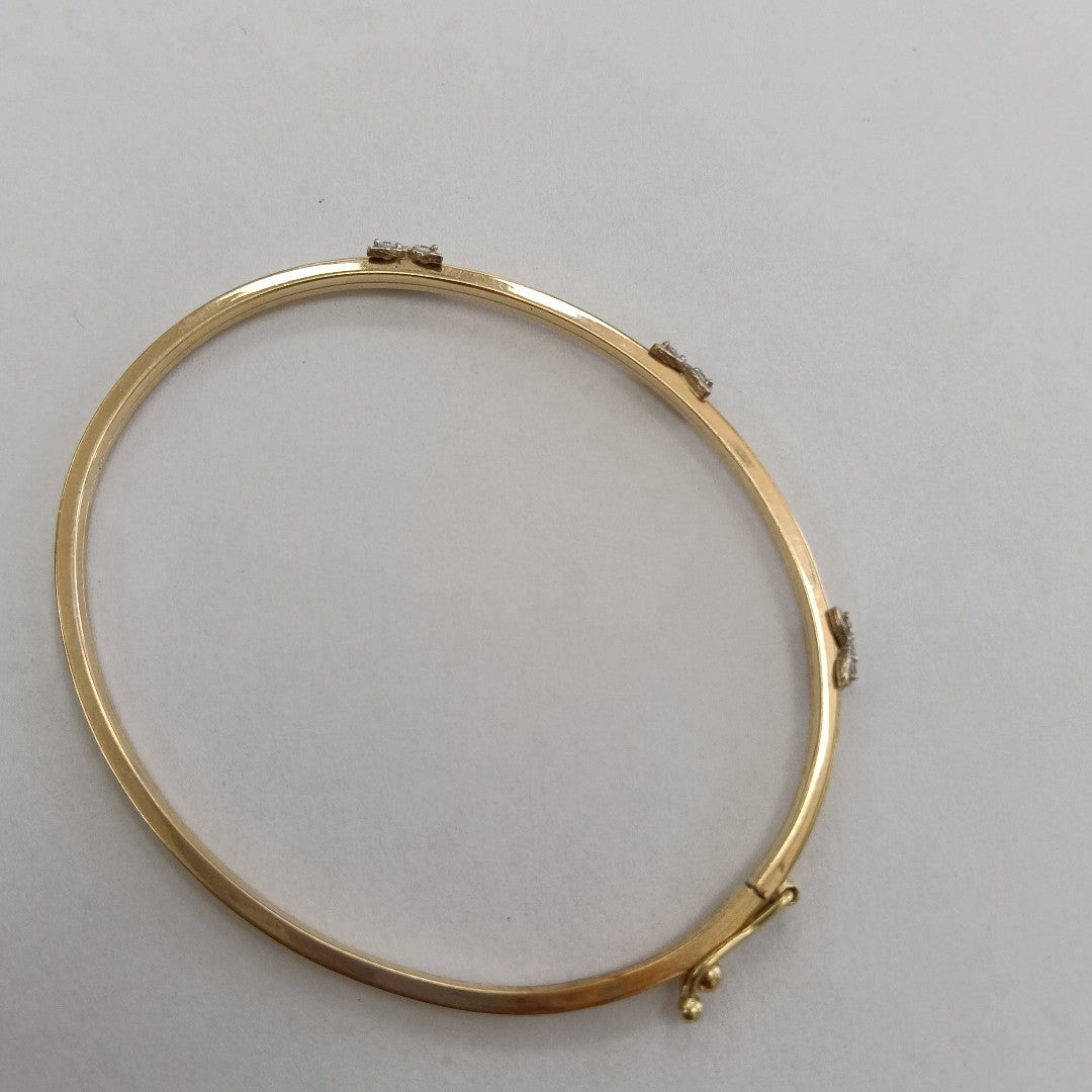 PULSERA RIGIDA ORO 14 K 4.1 GRMS (SEMINUEVO)