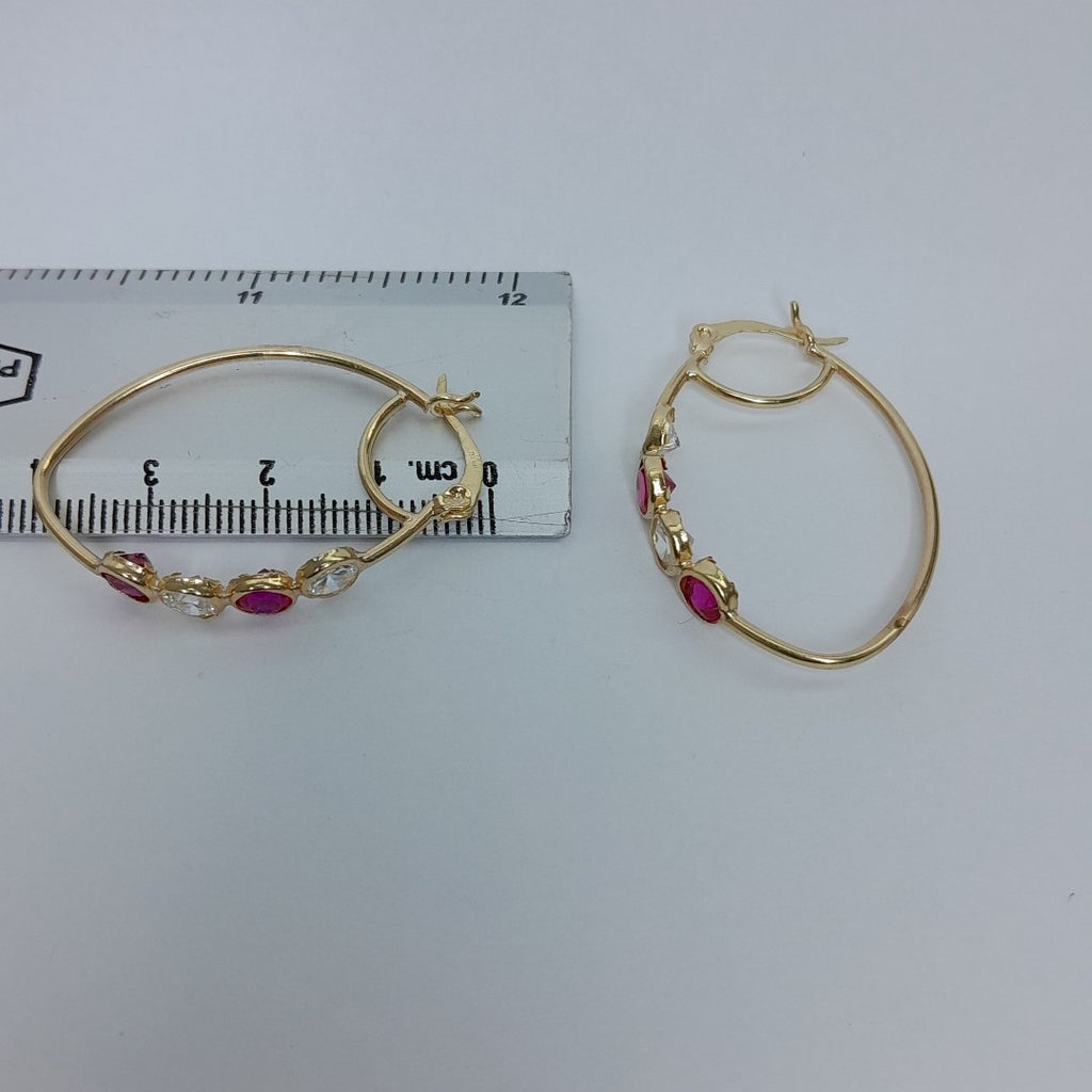 ARRACADAS PAR ORO 10 K 3.7 GRMS (SEMINUEVO)
