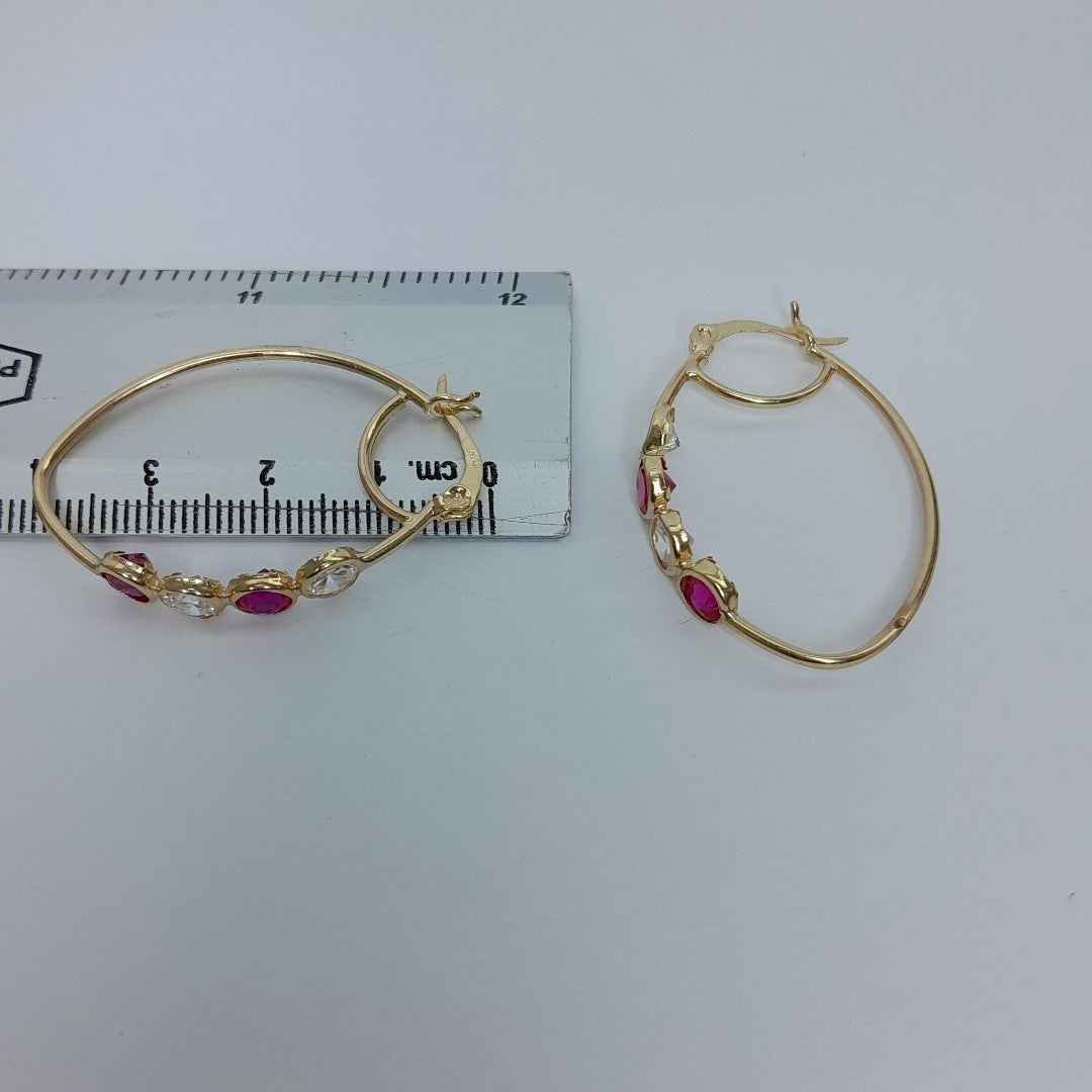 ARRACADAS PAR ORO 10 K 3.7 GRMS (SEMINUEVO)