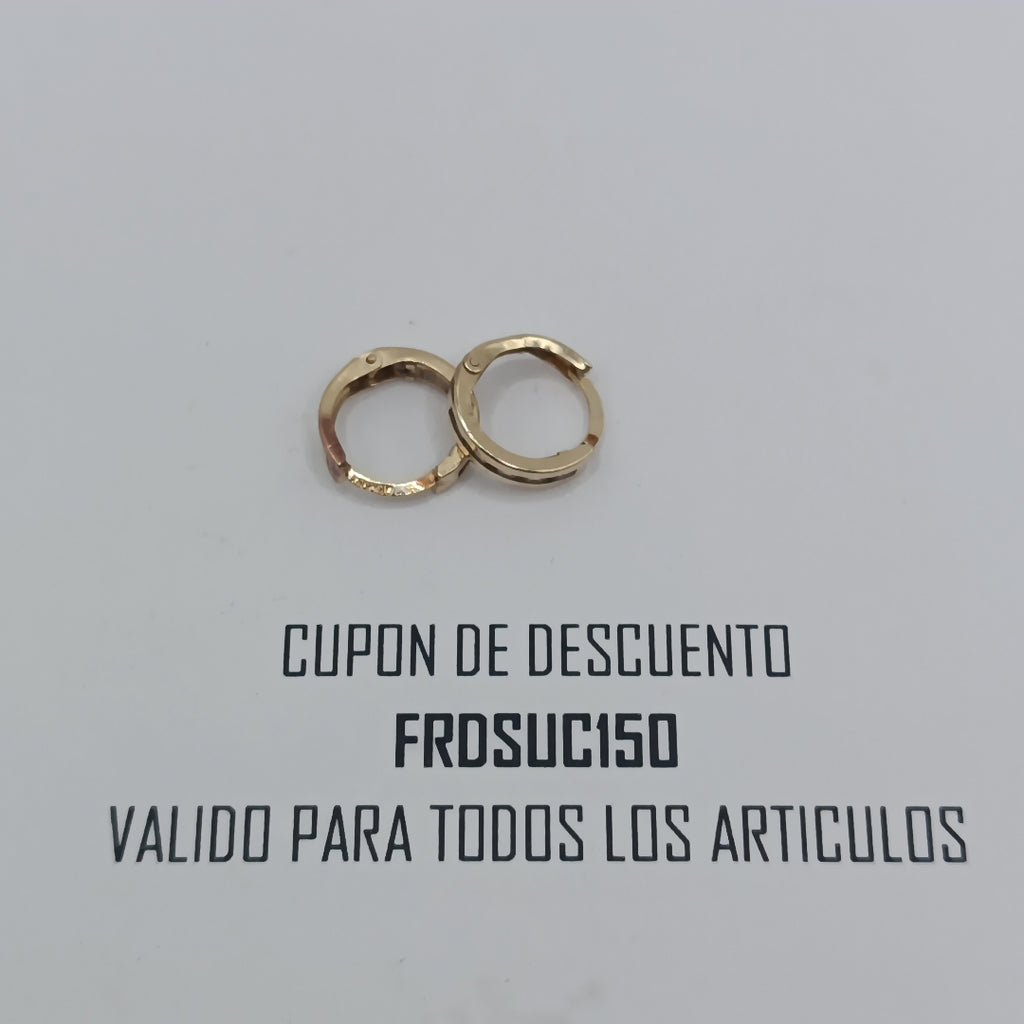 ARETES PAR ORO 10 K 0,70 GRMS (SEMINUEVO)