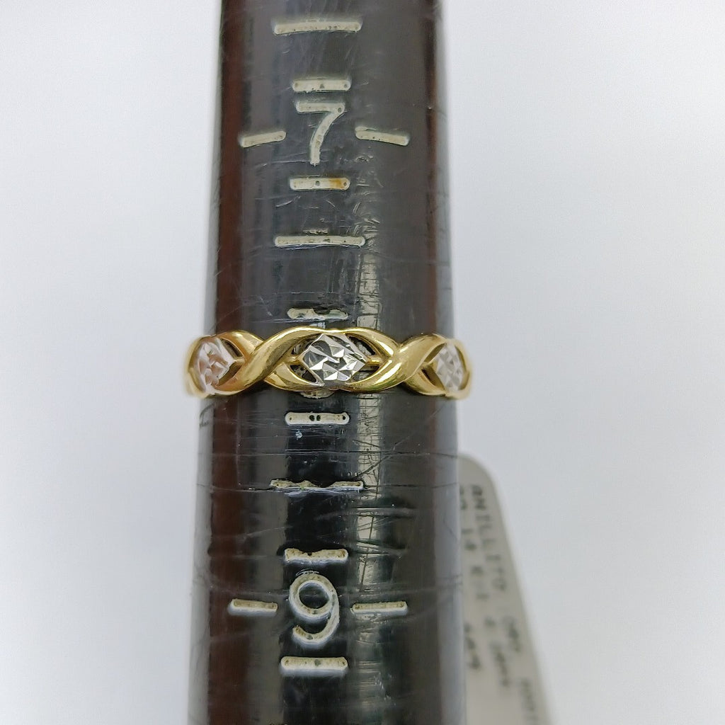 ANILLITO ORO, RODIADO 14 K 1.4 GRMS (SEMINUEVO)