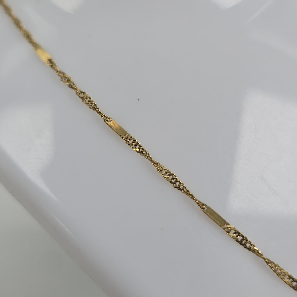 CADENA ORO 10 K 1,50 GRMS (SEMINUEVO)