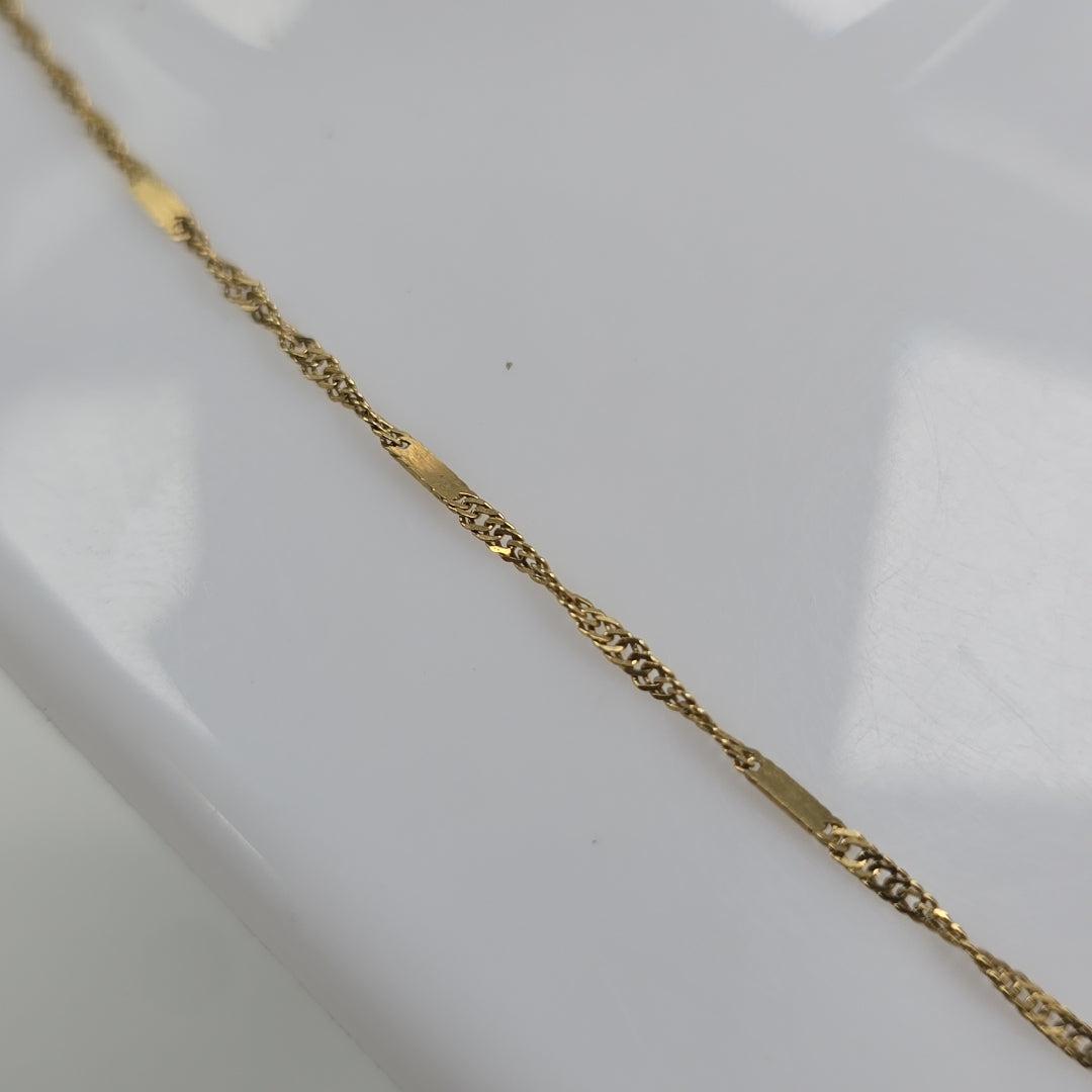 CADENA ORO 10 K 1,50 GRMS (SEMINUEVO)