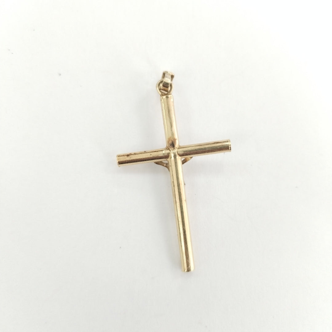 CRUCIFIJO, DIJE ORO 10 K 2 GRMS (SEMINUEVO)