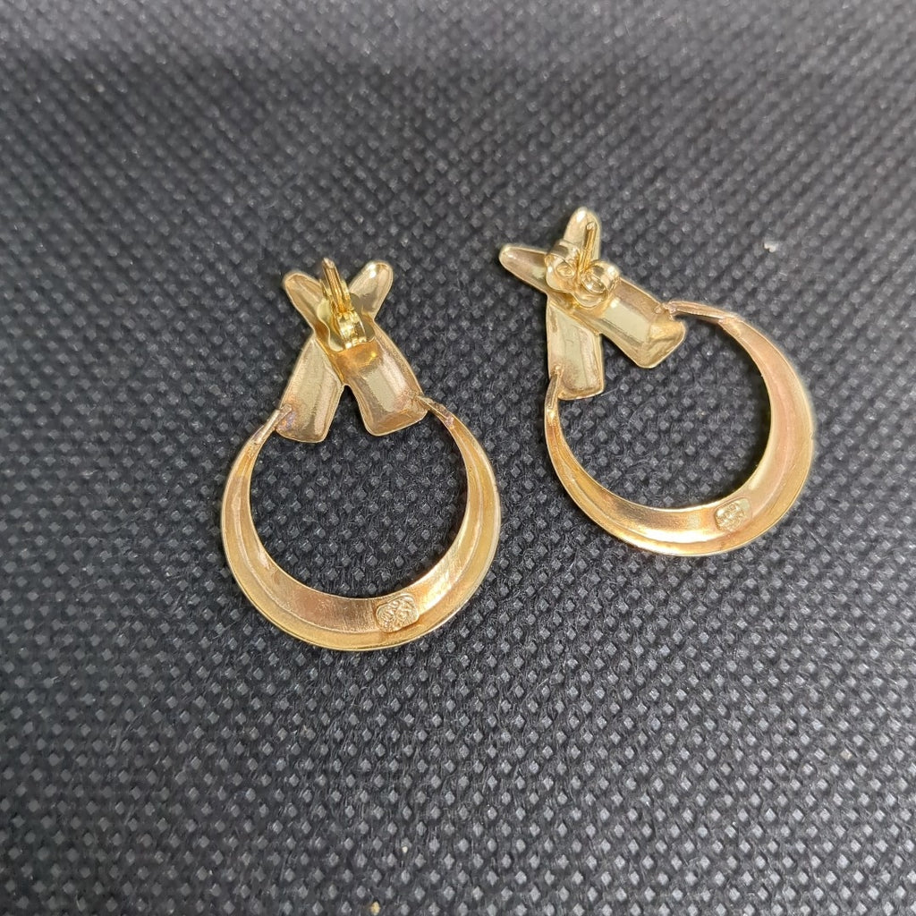 ARETES PAR ORO 10 K 2.7 GRMS (SEMINUEVO)